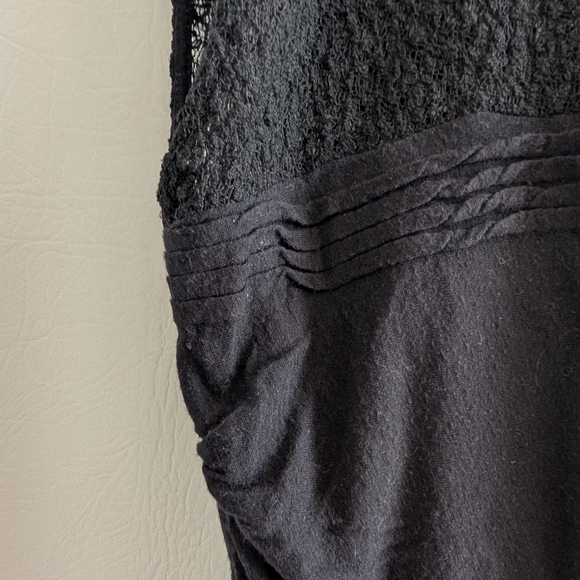 Leifsdottir Black Lace Pullover Sleeveless Top - L - Picture 5 of 15